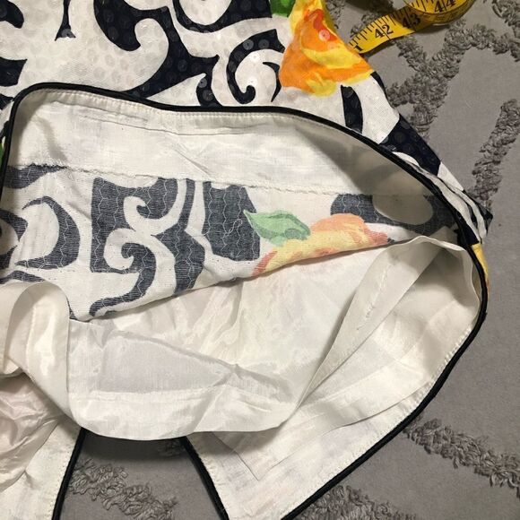 vintage Chancelle abstract floral print sequined dress size 6 - Picture 10 of 14